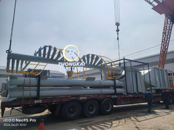 跨越山海,奔赴所罗门!中凯环保为万国矿业定制 2套140m³ 石灰料仓顺利启运